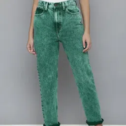 Levi's Green Straight Fit High Rise Jeans-picture-29
