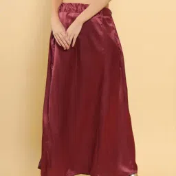 Soch Maroon Saree Shapewear-image-4