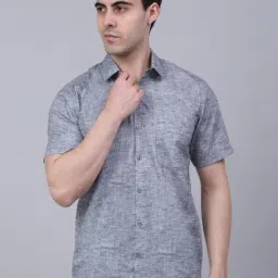 Jainish Grey Regular Fit Shirt-image-68