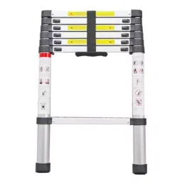 BIGAPPLE 2.13 m (7 ft ) Aluminium Portable and Compact 7 Steps Folding Step Ladder-5