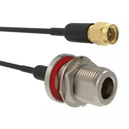 AMPHENOL RF RF Coaxial Cable Assemblies RF CABLE, SMA PLUG-N BHD JACK, 6.6FT, 095-902-530M200-image-7