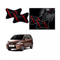 Auto Pearl Strip Red Car Neck Cushion/Neck Pillow Compatible with Maruti Suzuki Zen Estilo Type 2-image-57