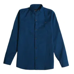 Cavio Kids Blue Solid Full Sleeves Shirt-image-42