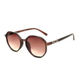 Voyage Brown Round UV Protection Sunglasses for Women-image-100