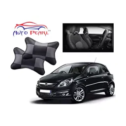 Auto Pearl Black Grey Car Neck Cushion/Neck Pillow Compatible with Opel Corsa-46