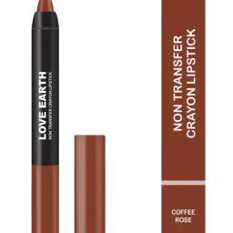 Love Earth Non Transfer Crayon Lipstick Coffee Rose - 3.5 gm-15