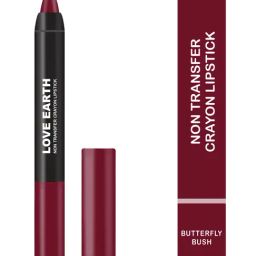 Love Earth Non Transfer Crayon Lipstick Butterfly Bush - 3.5 gm-26