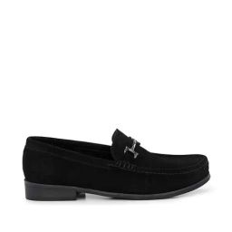 Carlo Romano Men's Jet Black Casual Loafers-picture-22