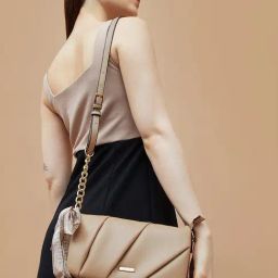 Code by Lifestyle Beige Handbag image 3
