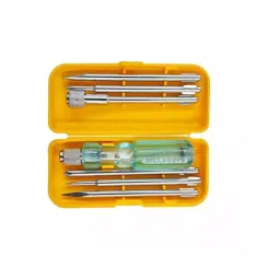 Hillgrove HGSCS6NSBM3 6 in 1 Chrome Vanadium Steel Multipurpose Repair Screw Driver Tool Kit, HG0164, (Pack of 6)-40