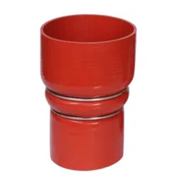 Shore-Flex 800H Series Charge Air Cooler Hose Reducer Hot Side Silicone Rubber 152.4 mm Length Red, 800H400-450-27