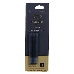 Parker Ink Cartridge Black No Smear Writing, 9000012431-image-6