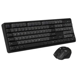 Portronics Grey Wireless Keyboard And Mouse Set-47