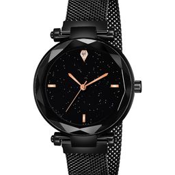Gopal Shopcart Unisex Embellished Dial Stainless Steel Analogue Watch GR_379_black_4_figar-image-85