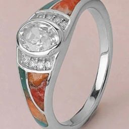 Mia by Tanishq 925 Silver Earthy Chic Silver Ring-picture-6