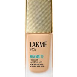 Lakme 9to5 Hya Matte Foundation + Hyaluronic Acid N150 Neutral Light - 25 ml-39