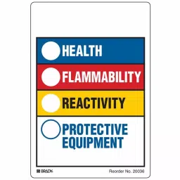 BRADY HMIG Label 5-7/8 inch Height 4 inch Width, 8AAR6 (Pack of 100 Pcs)-image-85