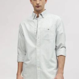 GANT Striped Button Down Regular Fit Shirt-picture-11