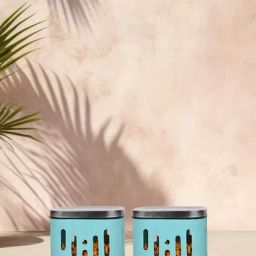 Glasafe 'O' Grip Mellow Green Borosilicate Containers - Set of 2 (600ml)-29