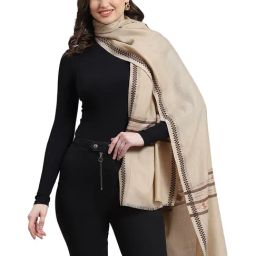 Monte Carlo Beige Printed Shawl-picture-39