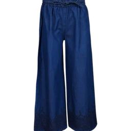 Superyoung Kids Blue Solid Palazzo-image-67