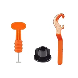 FLAMINGO ENTERPRISE 50 Pcs Tile Leveling System & Tool Kit Mason's Level 20 cm Non-Magnetic, FM-260-22