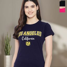 Tromko Women Typography 3 Printed Applique T-shirt-image-51