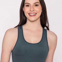 Bonjour Full Coverage Lightly Padded Cotton Workout Bra With Moisture Wicking-picture-32