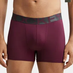Jockey Pack of 2 Tactel Microfiber Elastane Solid Trunk with Moisture Move Properties-IC28-4