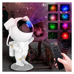 Astronaut Galaxy Projector with Remote Control 360 Deg Adjustable Timer Kids Astronaut Nebula Night Light for Gifts - COLOR MAY VARY-17