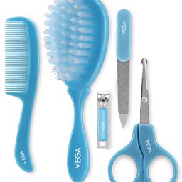 Vega Baby 5 in 1 BPA Free Grooming Kit - Blue-picture-19