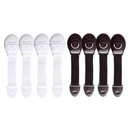Kids Station Furniture Safety Locks for Kids, Pack of 4 Brown + 4 Beige Child Safety, Locks for Drawers, Cabinets, Fridge, Cupboard Lock, Strong and Adhesive Safety Locks-image-75