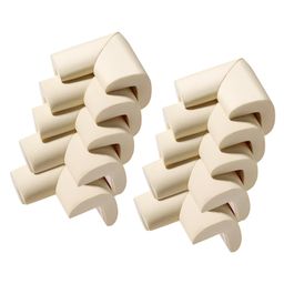 Kids Station Corner Guards for Baby Safety Pack of 10 L-Shape Rubber Protectors for Sharp Furniture Edges BPA Free (Beige)-picture-28