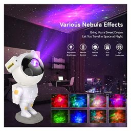 negocio Astronaut Galaxy Projector with Remote Control 360 Deg Adjustable Timer Kids Astronaut Nebula Night Light for Gifts - COLOR MAY VARY image 2