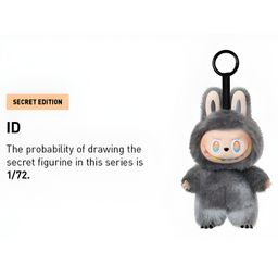 Negocio Authentic Labubu 3rd Generation Dolls- the Monsters Big Into Energy Vinyl Plush Keychain Toys - Pack of 1 -color May Vary - Height 17 cm image 2