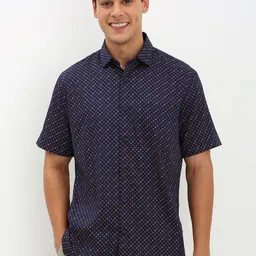 Allen Solly Men Slim Fit Opaque Printed Casual Shirt-picture-44