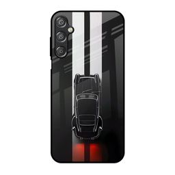 QRIOH Shadow Flash Printed Lightweight Silicone Samsung Galaxy M15 5G Glass Back Case-image-68