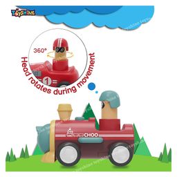 Toyshine Toy Cars Push and Go Play Set Friction Powered Car Pack of 4 - Multicolour image 4