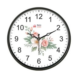 Myntra Elegant Homes Green Printed Traditional Wall Clock-image-27