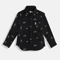 U.S. Polo Assn. Kids Boys Brand Logo Printed Casual Shirt-picture-27
