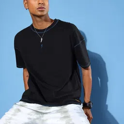 Stormborn Men Drop-Shoulder Sleeves Oversized Pure Cotton T-shirt-picture-41