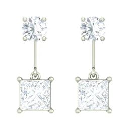 Clara 92.5 Sterling Silver Fleur Earrings for Women-image-72