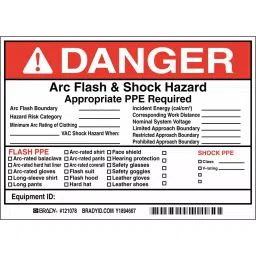 BRADY Permanent Adhesive Label 5 inch Height 7 inch Width Vinyl, 5RB60 (Pack of 5 Pcs)-image-87