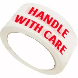 KP Handle With Care Fragile Printed Tape 48 mm x 100 m for Secure Packaging, syma89 (Pack of 2) image 2