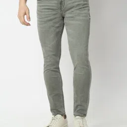 Spykar Green Cotton Slim Fit Jeans-image-50