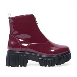 Eridani Women's Sybal Maroon Booties-image-2