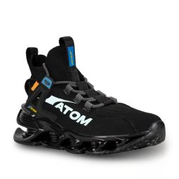 Atom Men's Spring Edge Alpha 1 Black Running Shoes image 3