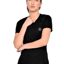 Chkokko Black Regular Fit T-Shirt-picture-13