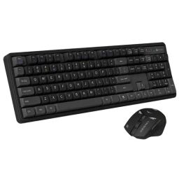 Portronics Black Wireless Keyboard And Mouse Set-80