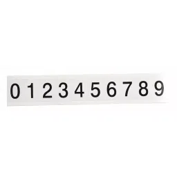 BRADY Non-Reflective Gothic Number Label Kit 0 to 9 Character included, 3XER4 (Pack of 10)-image-28
